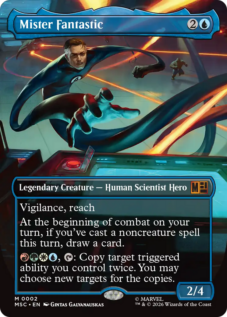 Mister Fantastic (Borderless) [Marvel Super Heroes Commander] | Jack's On Queen