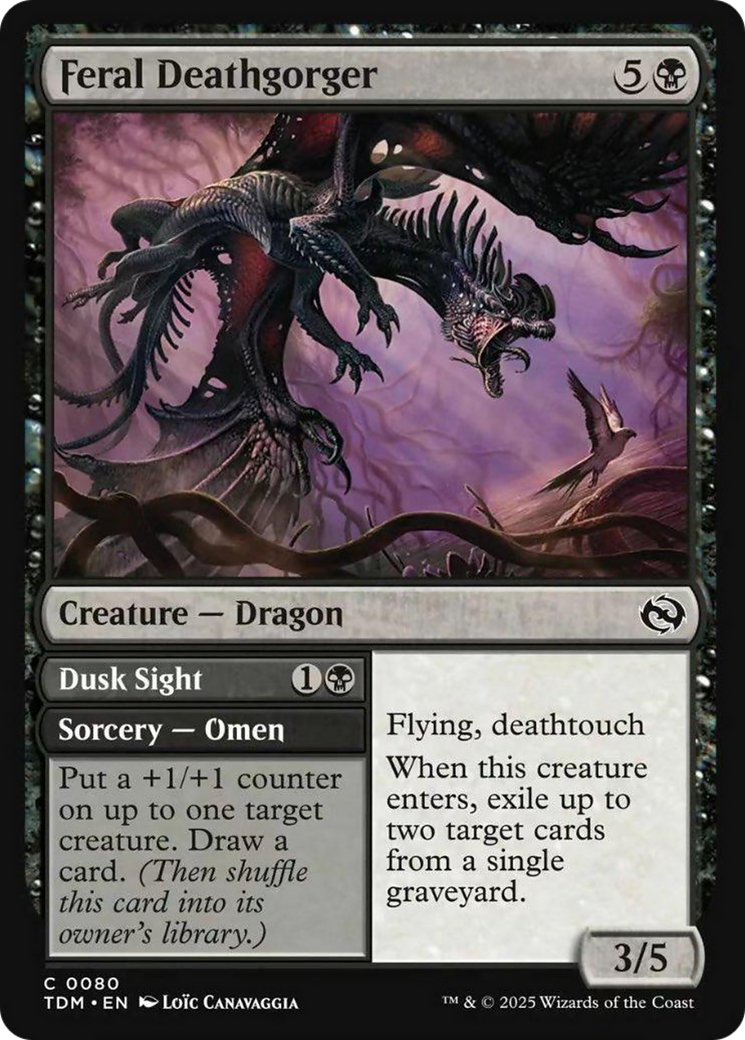 Feral Deathgorger [Tarkir: Dragonstorm] | Jack's On Queen