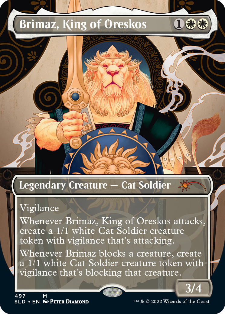 Brimaz, King of Oreskos (Borderless) [Secret Lair Drop Series] | Jack's On Queen