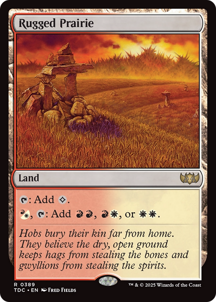Rugged Prairie [Tarkir: Dragonstorm Commander] | Jack's On Queen