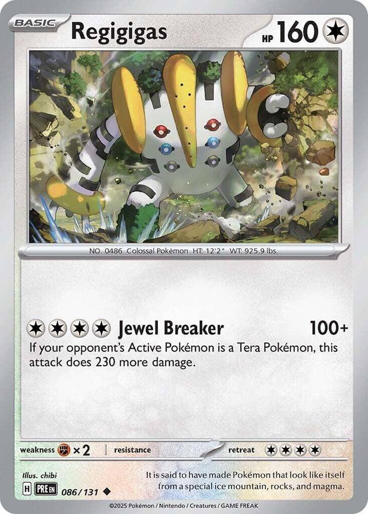 Regigigas (086/131) [Scarlet & Violet: Prismatic Evolutions] | Jack's On Queen