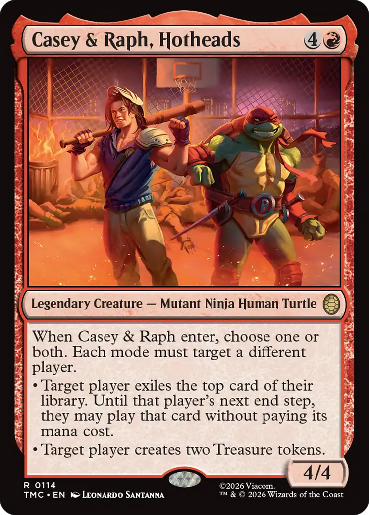 Casey & Raph, Hotheads [Teenage Mutant Ninja Turtles Commander] | Jack's On Queen