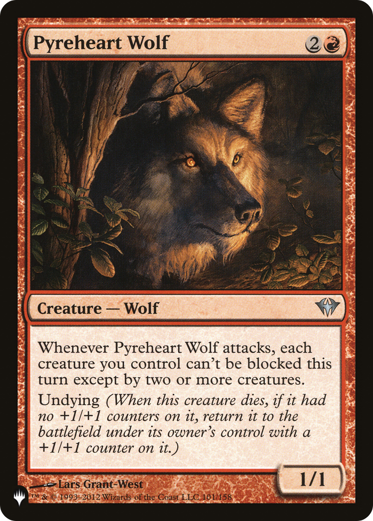 Pyreheart Wolf [The List] | Jack's On Queen