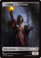 Demon // Human Cleric Double-Sided Token [Innistrad Remastered Tokens] | Jack's On Queen