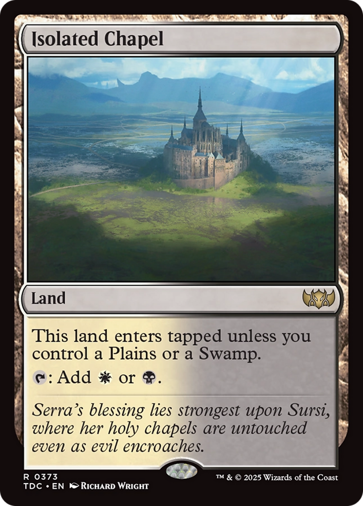 Isolated Chapel [Tarkir: Dragonstorm Commander] | Jack's On Queen