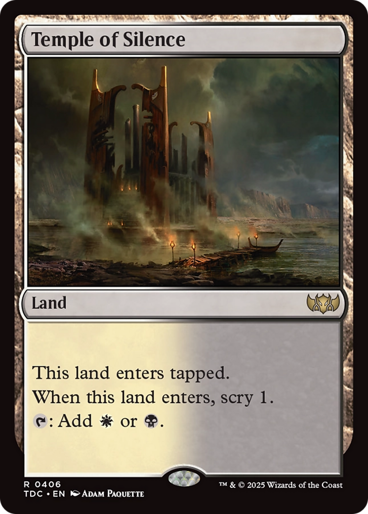 Temple of Silence [Tarkir: Dragonstorm Commander] | Jack's On Queen