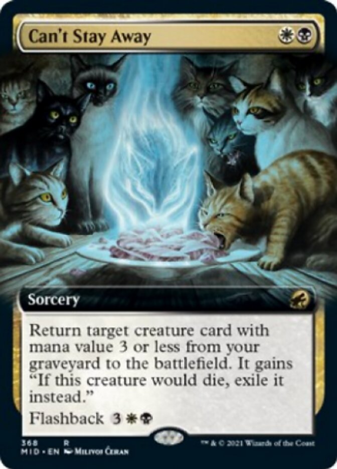 Can't Stay Away (Extended Art) [Innistrad: Midnight Hunt] | Jack's On Queen