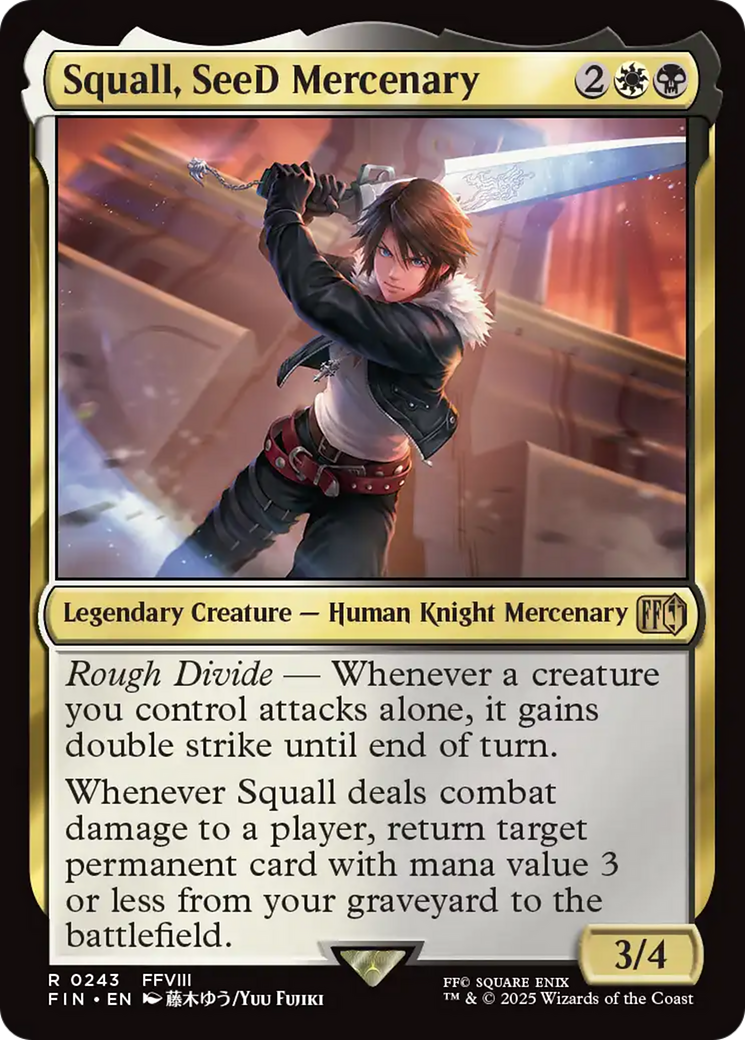 Squall, SeeD Mercenary [FINAL FANTASY] | Jack's On Queen