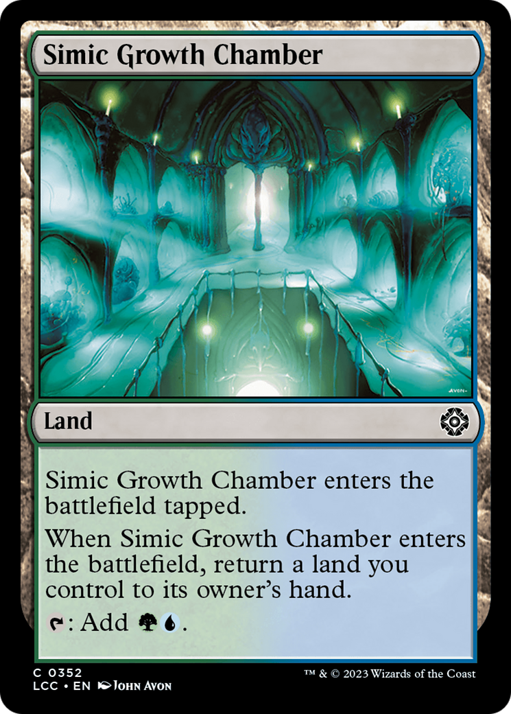 Simic Growth Chamber [The Lost Caverns of Ixalan Commander] | Jack's On Queen