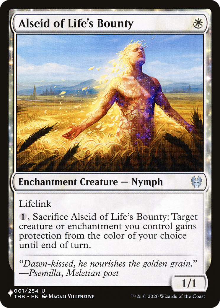 Alseid of Life's Bounty [The List Reprints] | Jack's On Queen