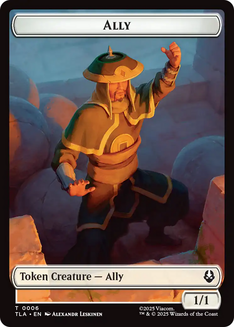 Ally (0006) // Bear Double-Sided Tokens [Avatar: The Last Airbender Tokens] | Jack's On Queen
