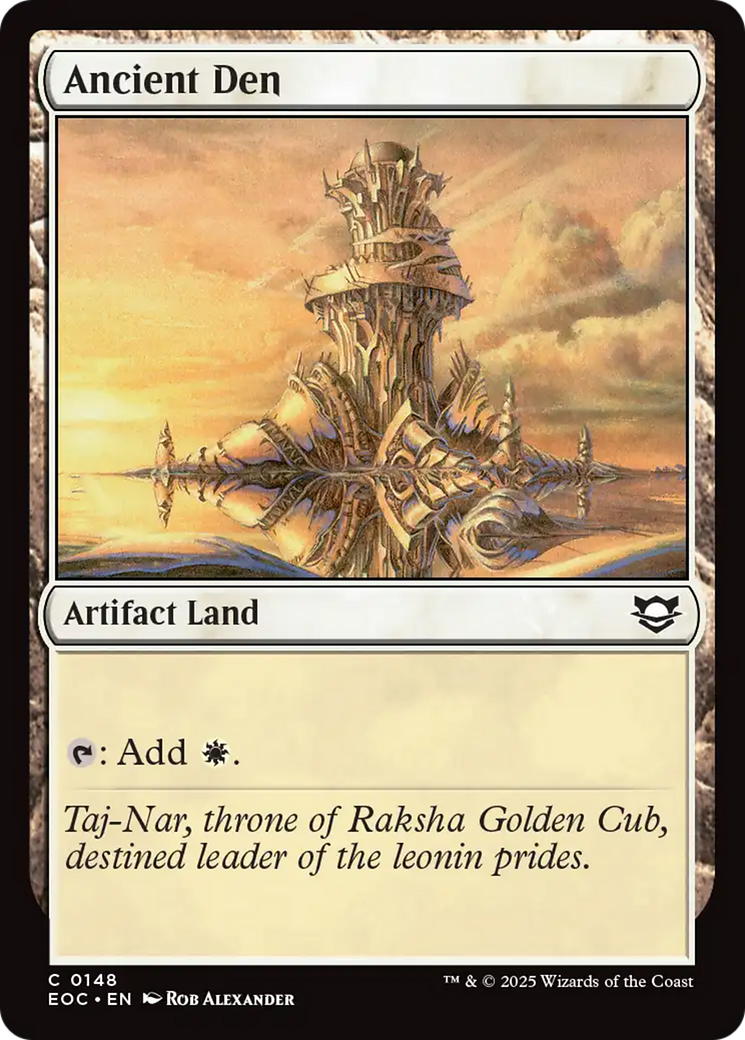 Ancient Den [Edge of Eternities Commander] | Jack's On Queen