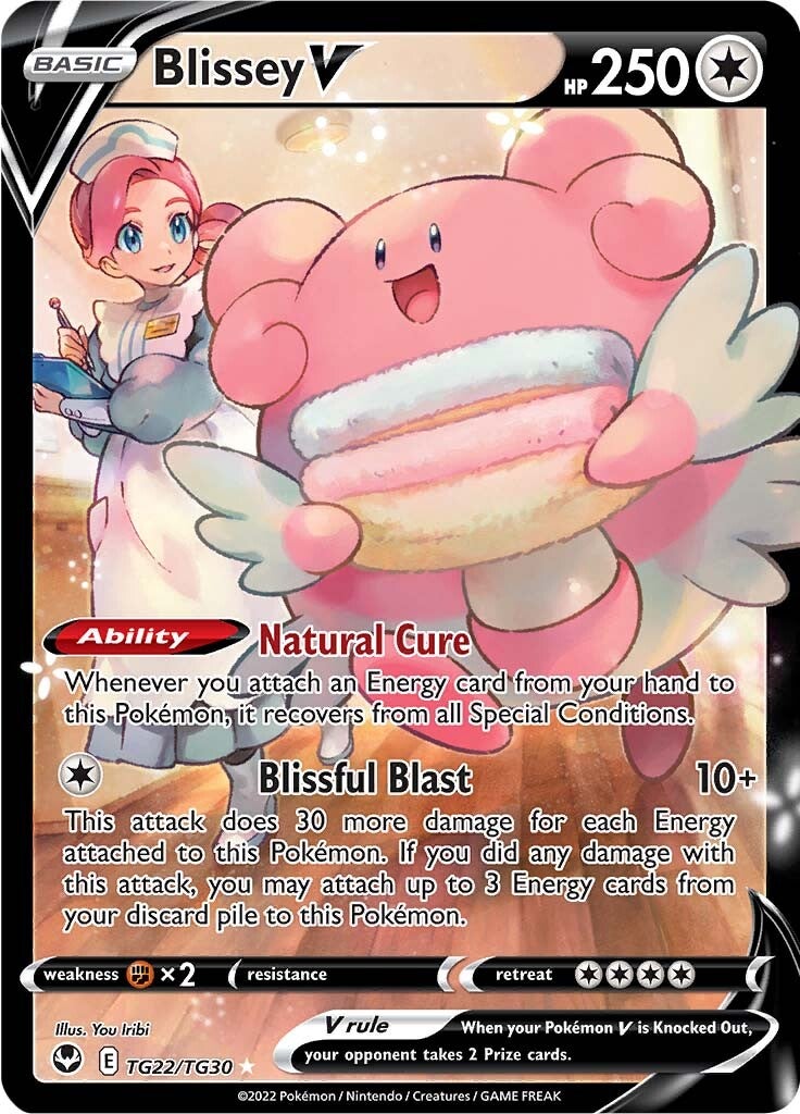 Blissey V (TG22/TG30) [Sword & Shield: Silver Tempest] | Jack's On Queen