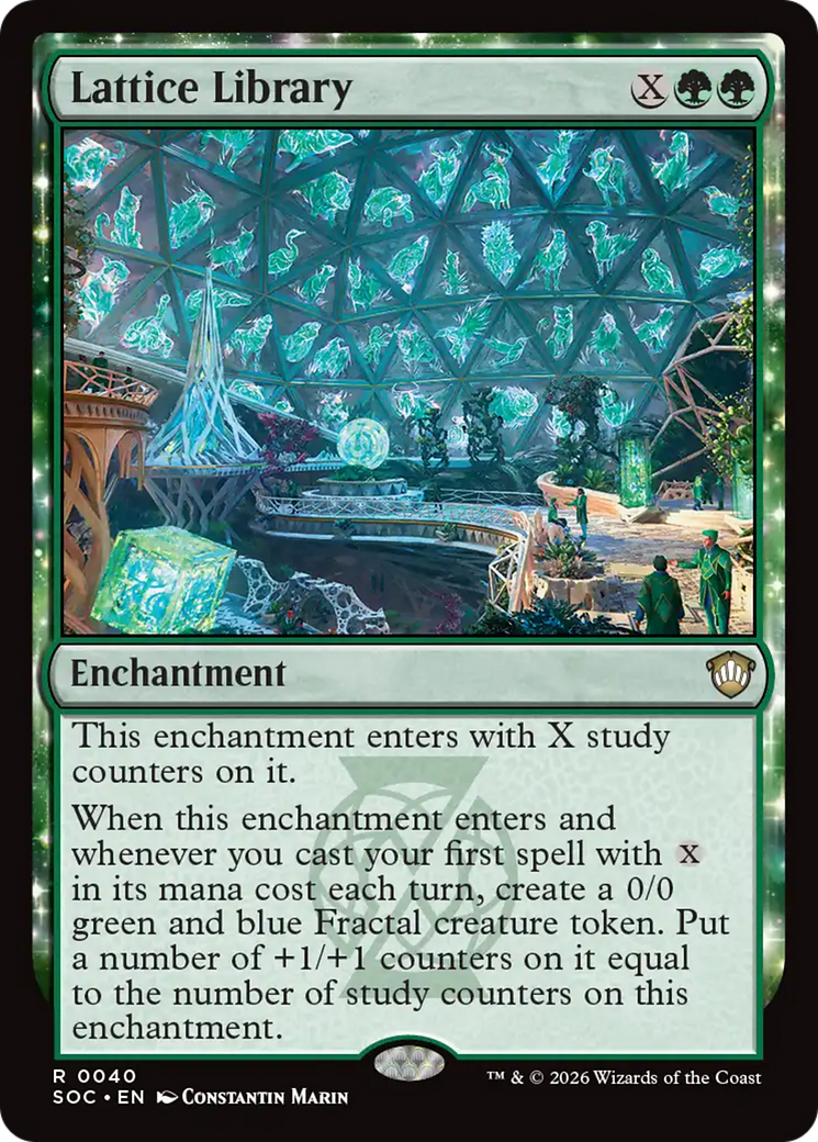 Lattice Library [Secrets of Strixhaven Commander] | Jack's On Queen