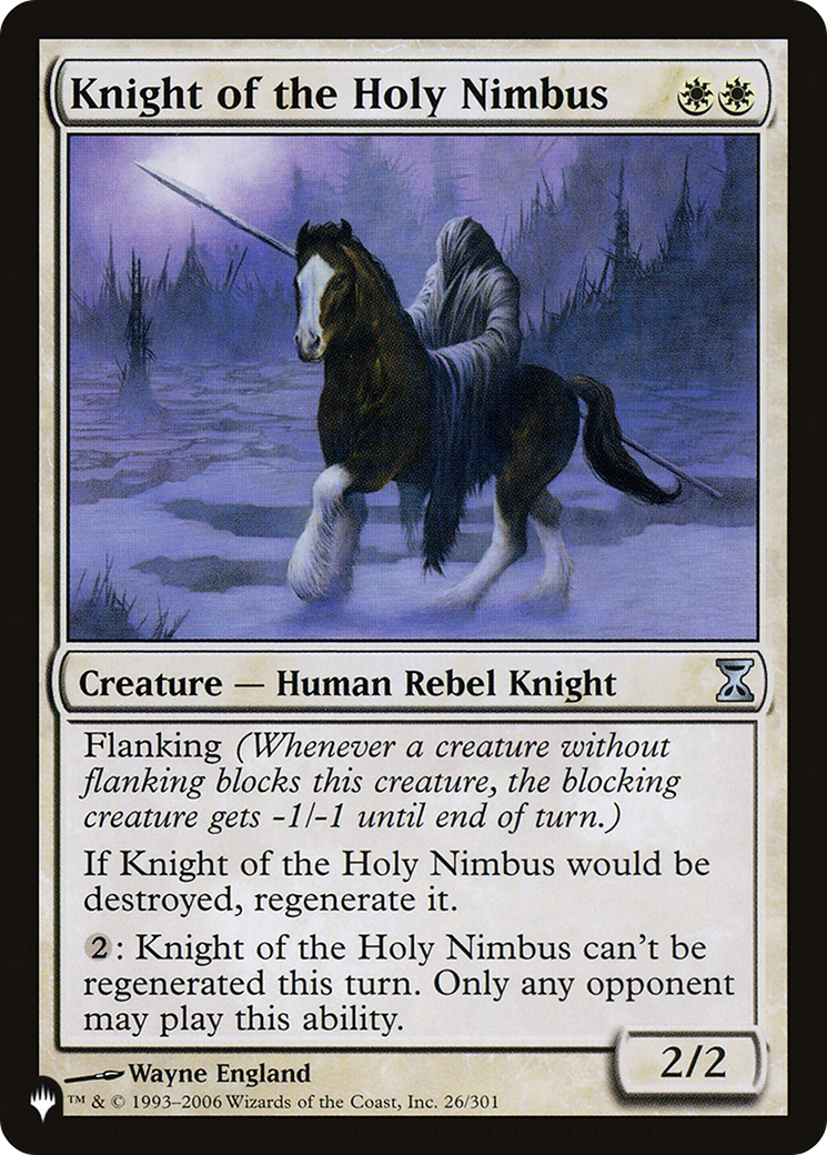 Knight of the Holy Nimbus [The List] | Jack's On Queen