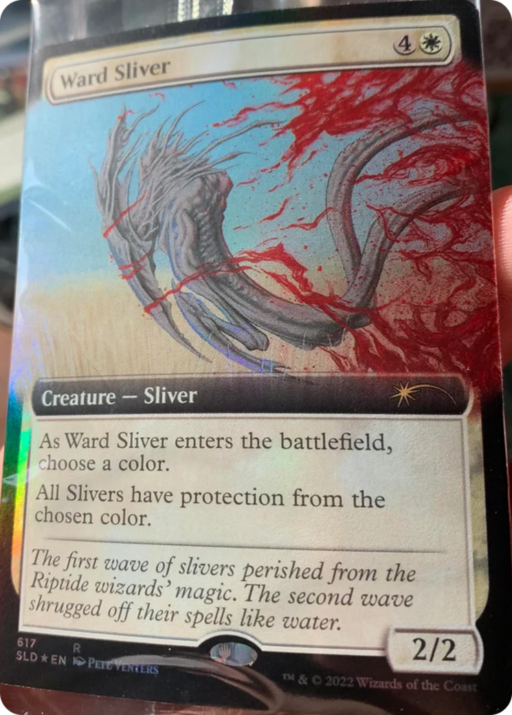 Ward Sliver (Extended Art) [Secret Lair Drop Promos] | Jack's On Queen