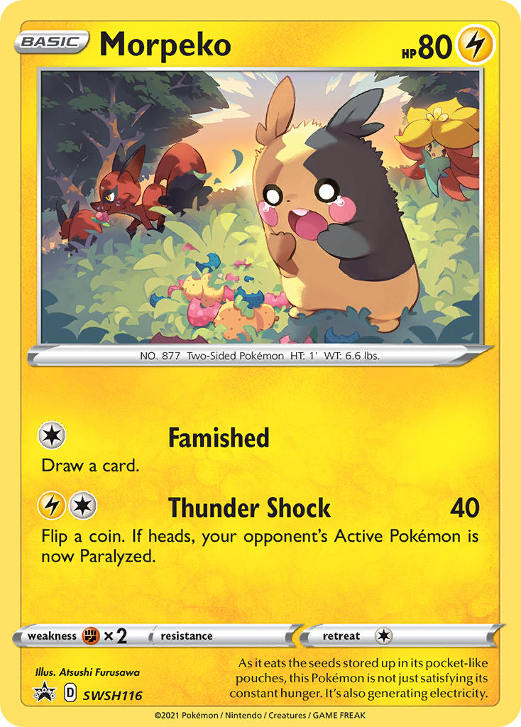 Morpeko (SWSH116) [Sword & Shield: Black Star Promos] | Jack's On Queen