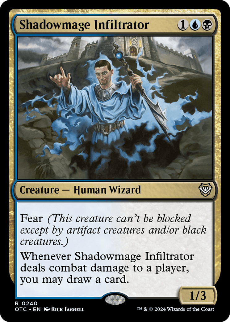 Shadowmage Infiltrator [Outlaws of Thunder Junction Commander] | Jack's On Queen