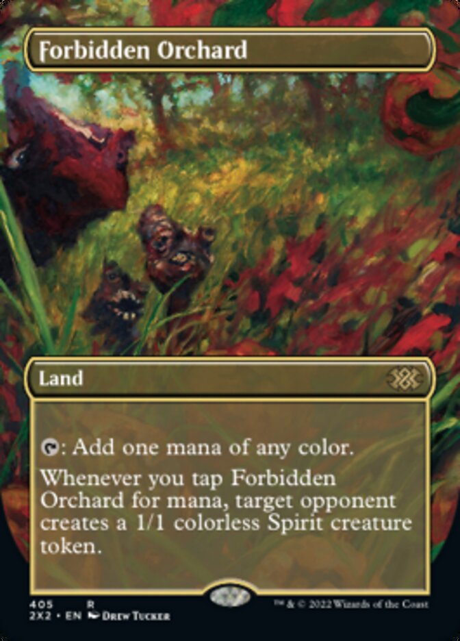 Forbidden Orchard (Borderless Alternate Art) [Double Masters 2022] | Jack's On Queen