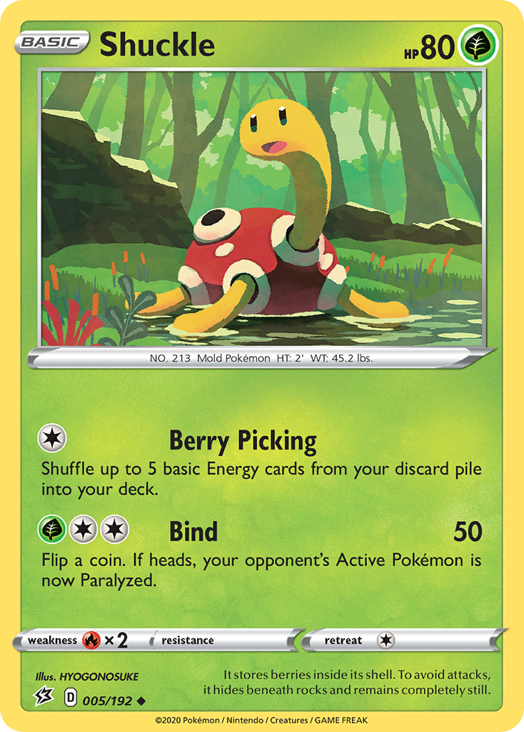 Shuckle (005/192) [Sword & Shield: Rebel Clash] | Jack's On Queen