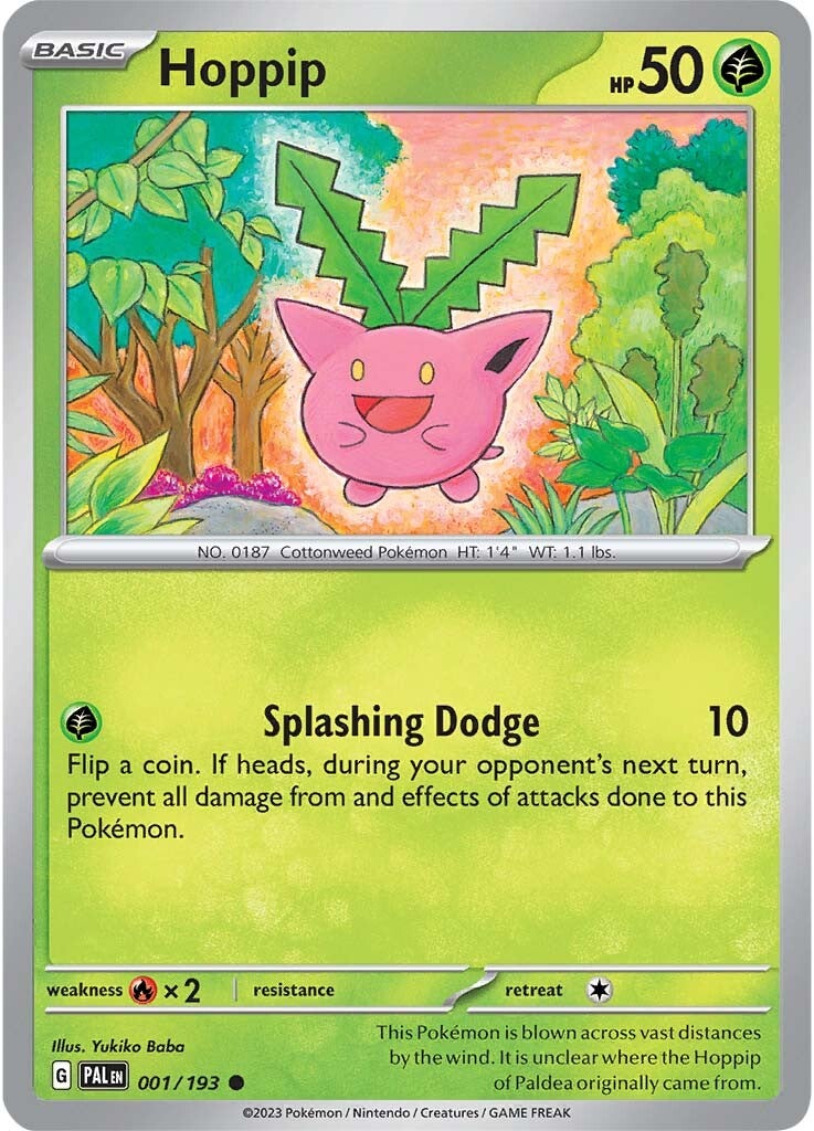 Hoppip (001/193) [Scarlet & Violet: Paldea Evolved] | Jack's On Queen