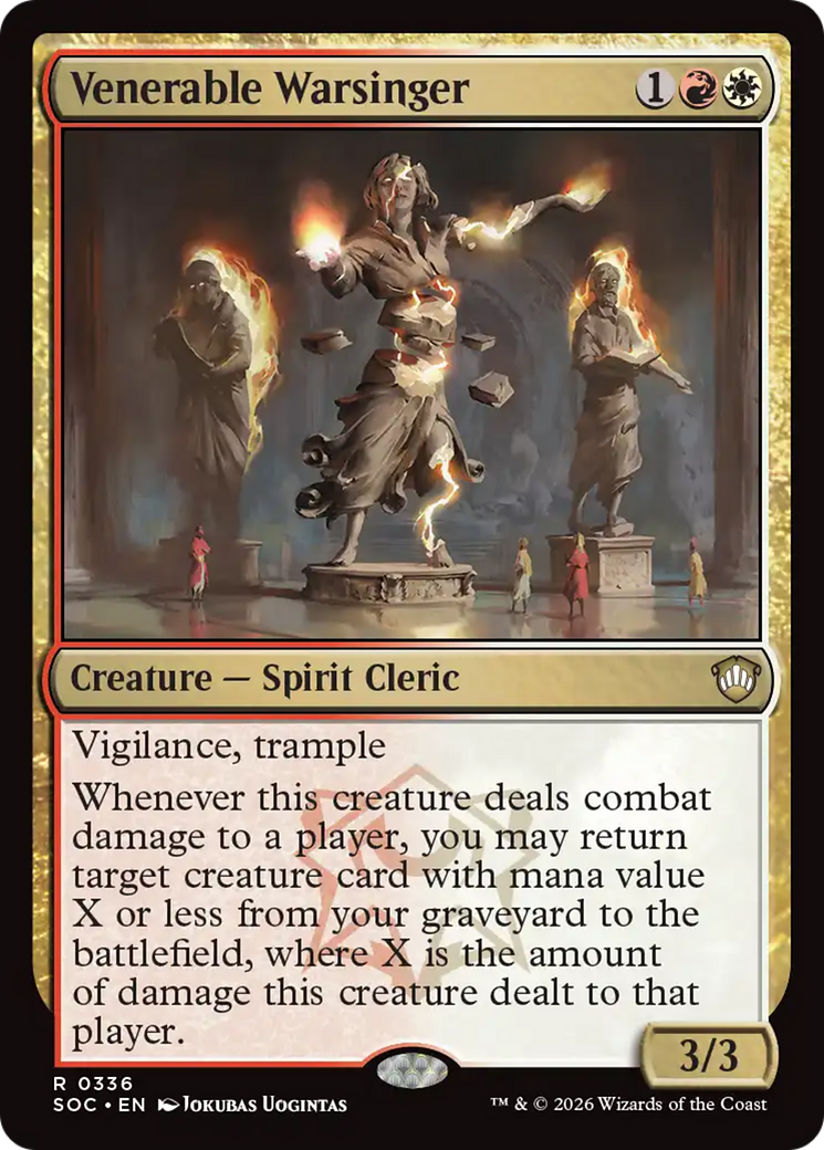 Venerable Warsinger [Secrets of Strixhaven Commander] | Jack's On Queen