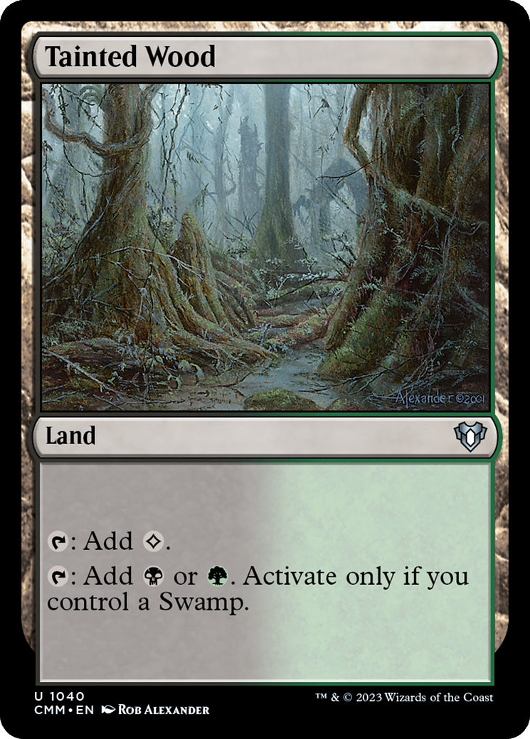 Tainted Wood [Commander Masters] | Jack's On Queen