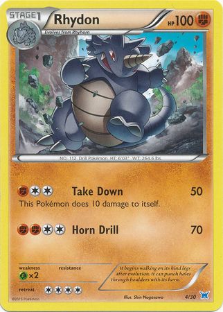 Rhydon (4/30) [XY: Trainer Kit 2 - Latios] | Jack's On Queen