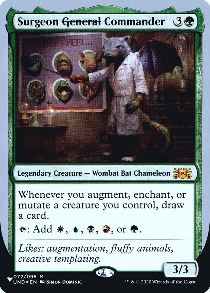 Surgeon General Commander (Unfinity Foil Edition) [The List] | Jack's On Queen
