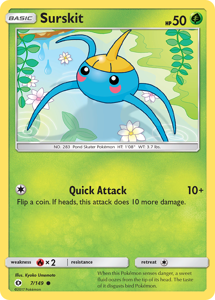 Surskit (7/149) [Sun & Moon: Base Set] | Jack's On Queen
