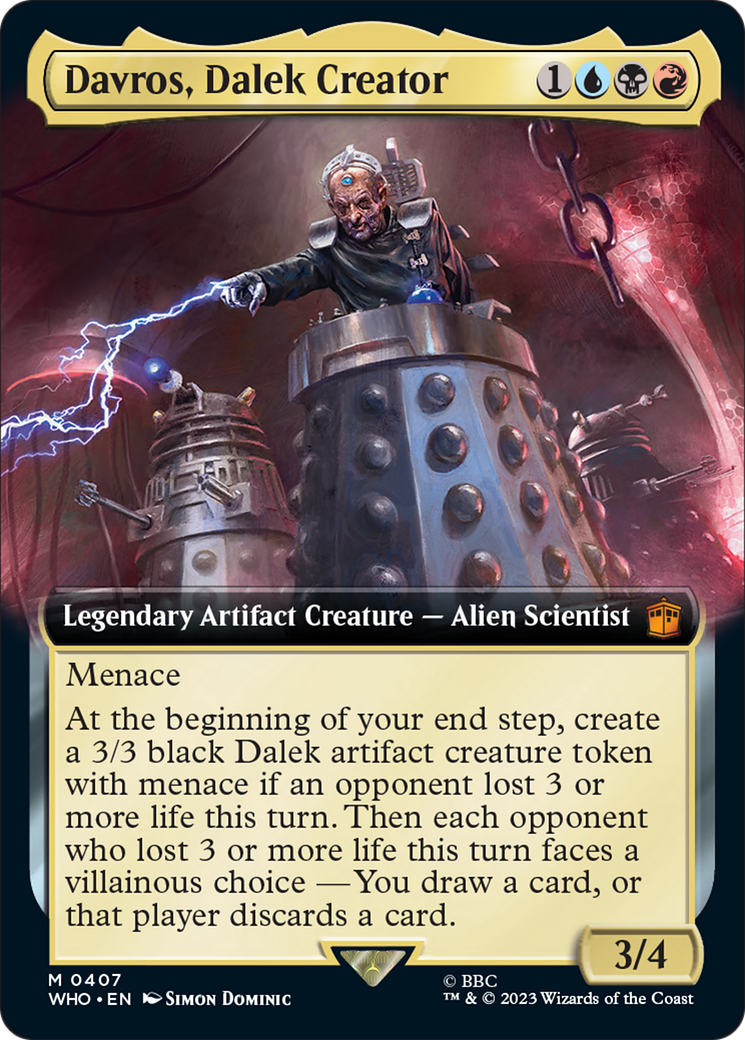 Davros, Dalek Creator (Extended Art) [Doctor Who] | Jack's On Queen