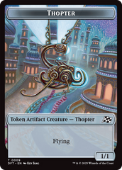 Thopter (0009) // Treasure Double-Sided Token [Aetherdrift Tokens] | Jack's On Queen