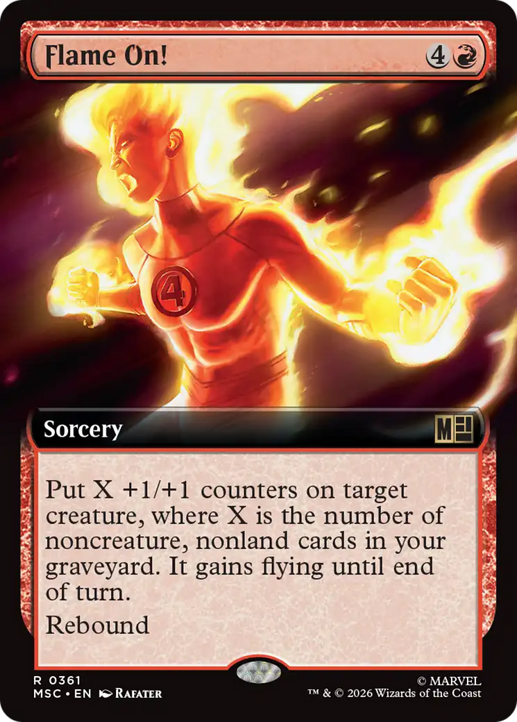 Flame On! (Extended Art) [Marvel Super Heroes Commander] | Jack's On Queen