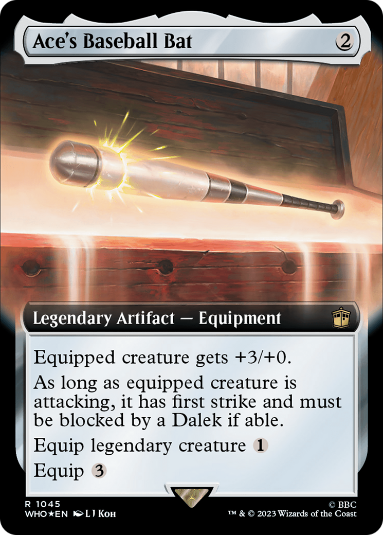 Ace's Baseball Bat (Extended Art) (Surge Foil) [Doctor Who] | Jack's On Queen