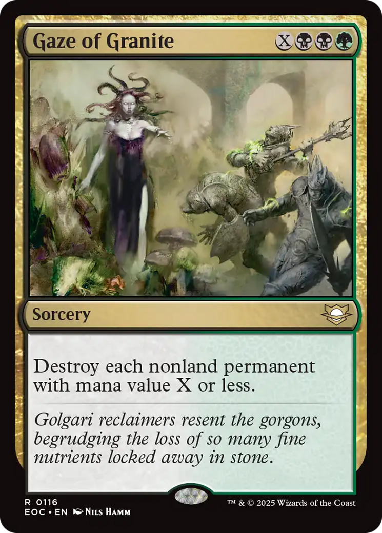 Gaze of Granite [Edge of Eternities Commander] | Jack's On Queen