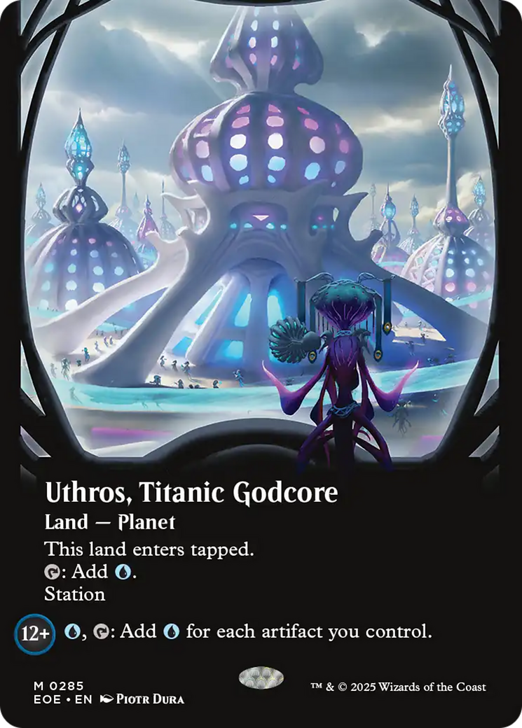 Uthros, Titanic Godcore (Borderless) [Edge of Eternities] | Jack's On Queen