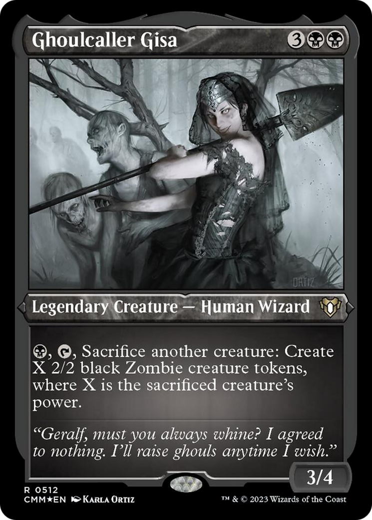 Ghoulcaller Gisa (Foil Etched) [Commander Masters] | Jack's On Queen