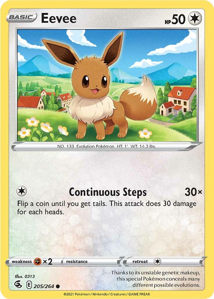 Eevee (205/264) [Sword & Shield: Fusion Strike] | Jack's On Queen