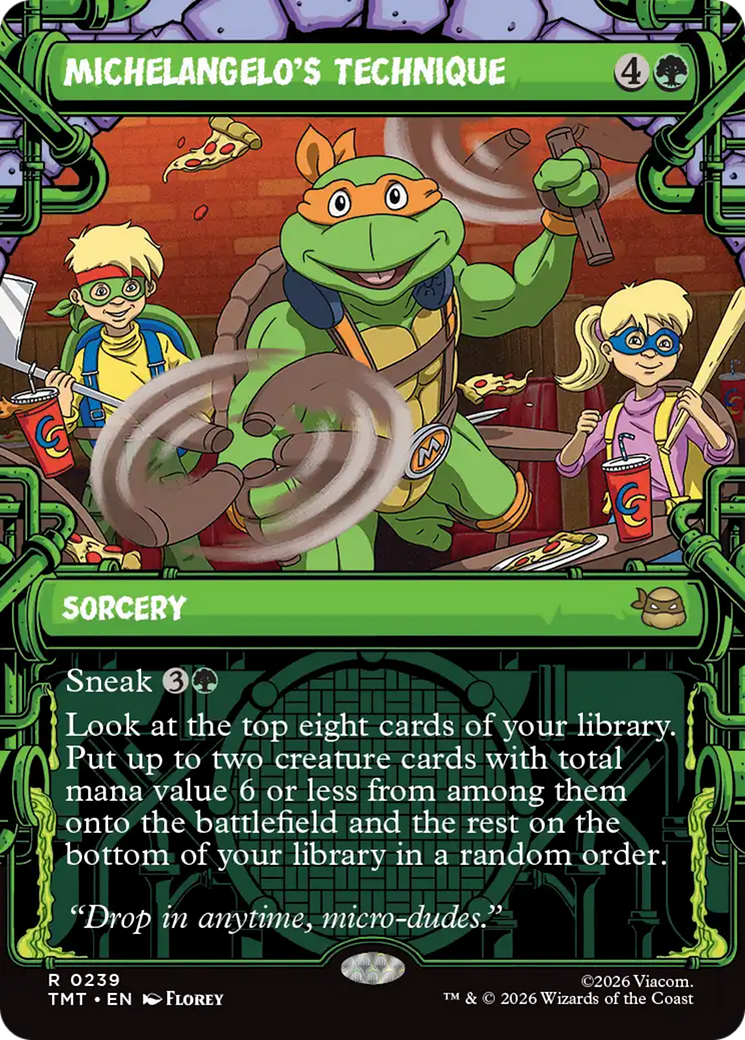 Michelangelo's Technique (Showcase) [Teenage Mutant Ninja Turtles] | Jack's On Queen