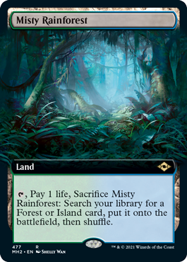 Misty Rainforest (Extended Art) [Modern Horizons 2] | Jack's On Queen