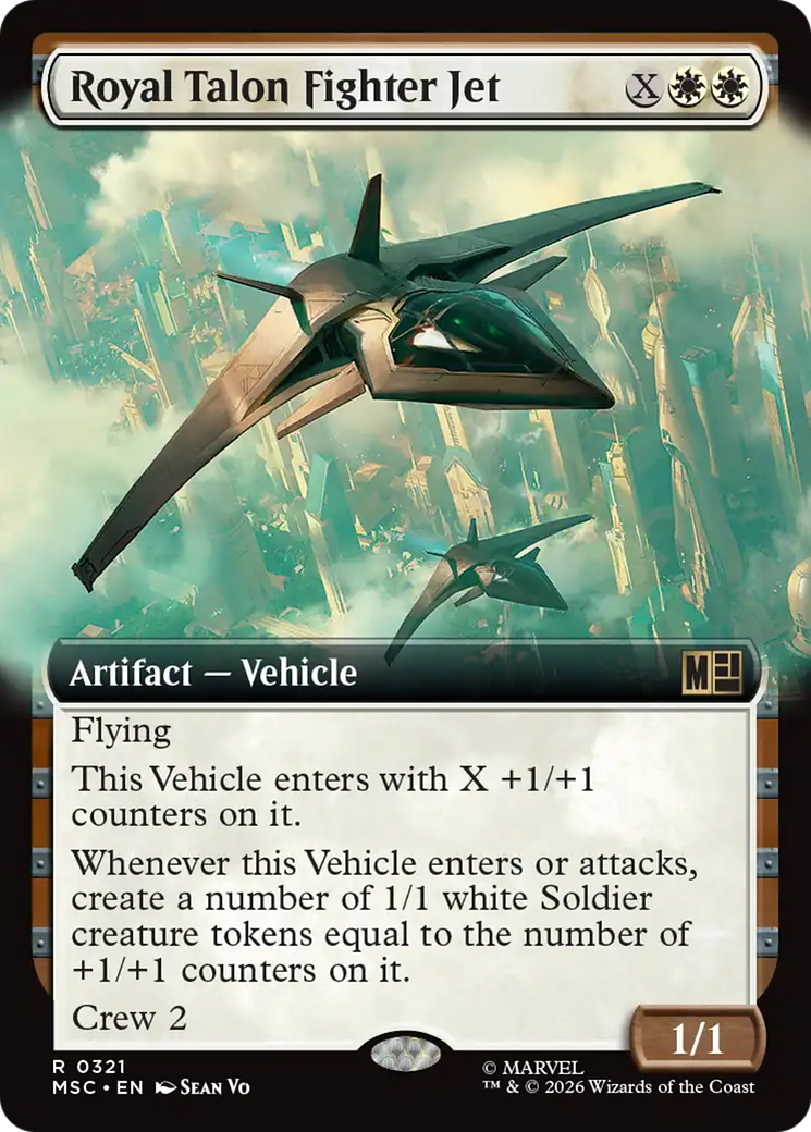 Royal Talon Fighter Jet (Extended Art) [Marvel Super Heroes Commander] | Jack's On Queen