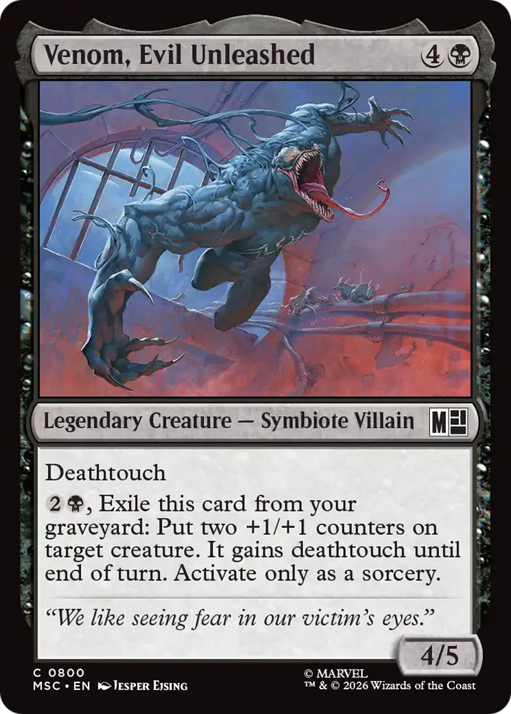 Venom, Evil Unleashed [Marvel Super Heroes Commander] | Jack's On Queen