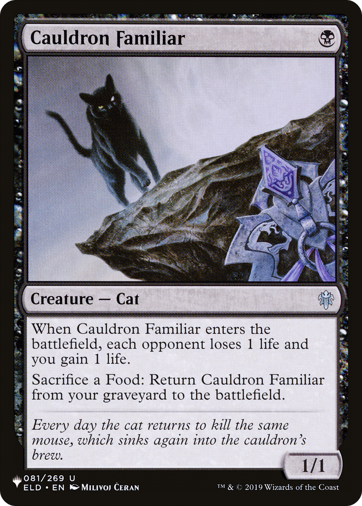Cauldron Familiar [The List] | Jack's On Queen