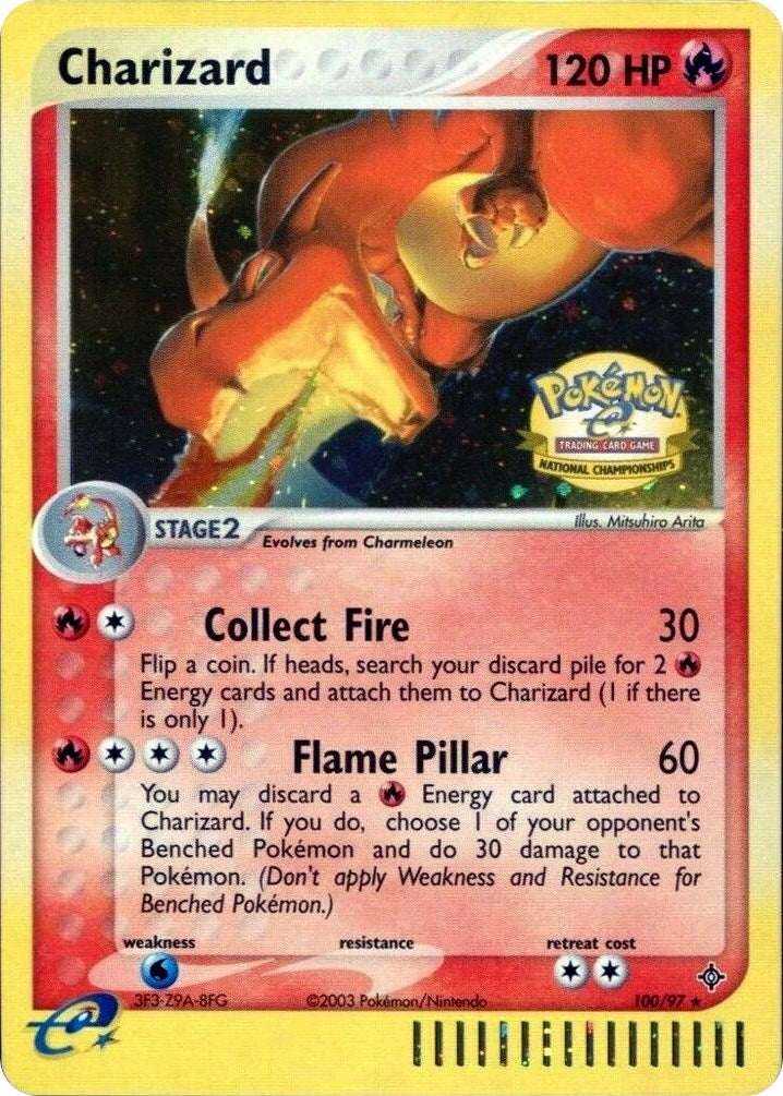 Charizard (100/097) (National Championships) [League & Championship Cards] | Jack's On Queen