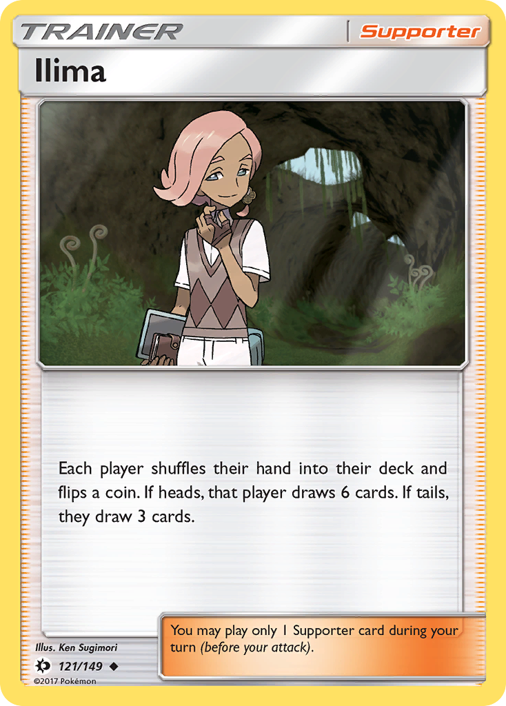 Ilima (121/149) [Sun & Moon: Base Set] | Jack's On Queen