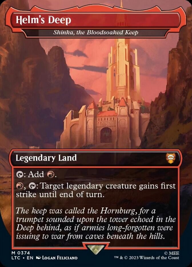 Helm's Deep - Shinka, the Bloodsoaked Keep [The Lord of the Rings: Tales of Middle-Earth Commander] | Jack's On Queen