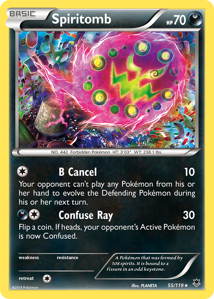 Spiritomb (55/119) [XY: Phantom Forces] | Jack's On Queen