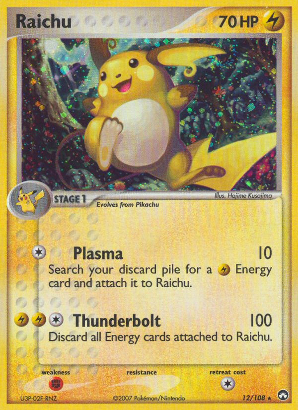 Raichu (12/108) [EX: Power Keepers] | Jack's On Queen