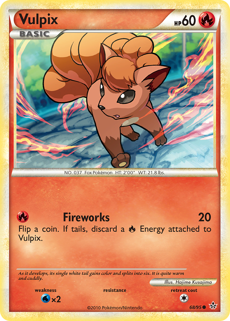 Vulpix (68/95) [HeartGold & SoulSilver: Unleashed] | Jack's On Queen