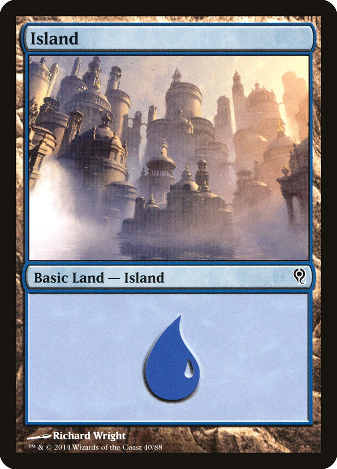 Island (40) [Duel Decks: Jace vs. Vraska] | Jack's On Queen